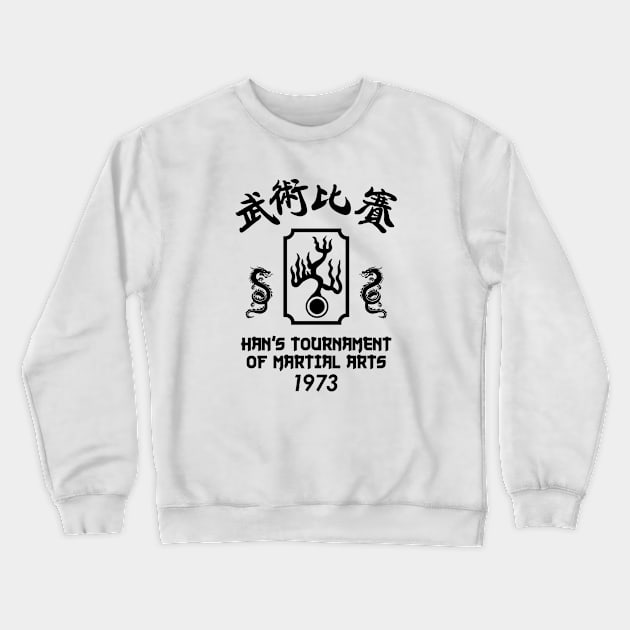 Mod.1 Enter the Dragon Han's Island Crewneck Sweatshirt by parashop